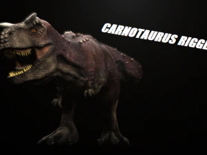 carnotaurus rigged 3D Model