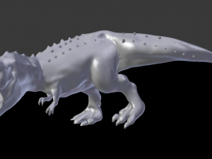 carnotaurus rigged 3D Model
