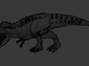 carnotaurus rigged 3D Model