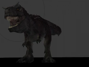 carnotaurus rigged 3D Model