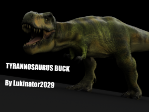 t-rex rigged 3D Model
