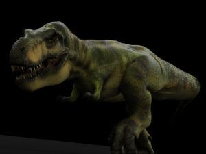 t-rex rigged Modelo 3D