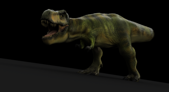 Tyrannosaurus Rex T rex Jurassic Park 3D model animated rigged
