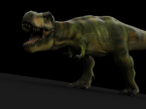 t-rex rigged Modelo 3D