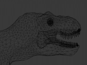 t-rex rigged Modelo 3D