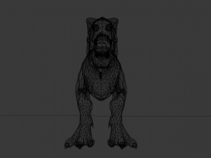 t-rex rigged Modelo 3D