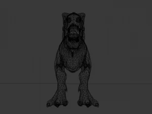 t-rex rigged 3D Model