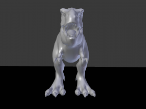 t-rex rigged Modelo 3D