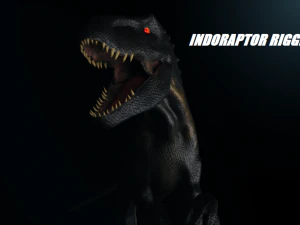 indoraptor mundo jur&aacute;ssico reino ca&iacute;do manipulado Modelo 3D