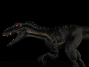 indoraptor jurassic world fallen kingdom rigged 3D Модель