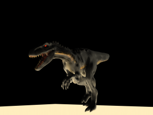 indoraptor jurassic world fallen kingdom rigged 3D Модель