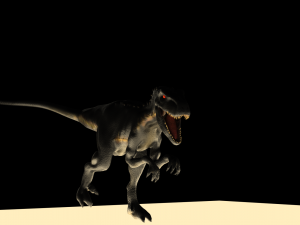 indoraptor jurassic world fallen kingdom rigged 3D Модель