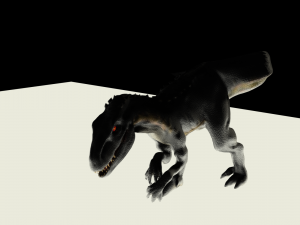 indoraptor jurassic world fallen kingdom rigged 3D Модель