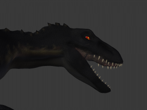 indoraptor jurassic world fallen kingdom rigged 3D Модель