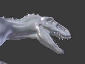 indoraptor jurassic world fallen kingdom rigged 3D Модель