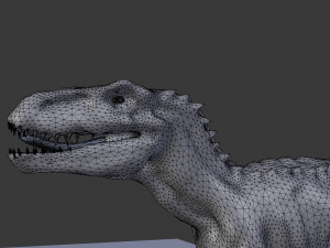 indoraptor jurassic world fallen kingdom rigged 3D Модель