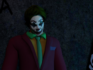 the joker rigged and animated 3Dモデル