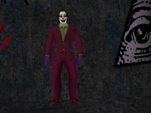 the joker rigged and animated 3Dモデル
