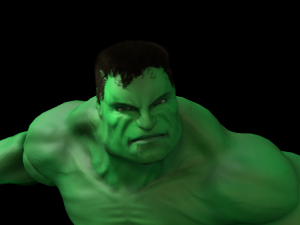 hulk rigged and animated Modèle 3D