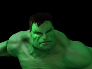 Hulk manipulado e animado Modelo 3D
