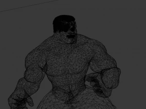 Hulk manipulado e animado Modelo 3D