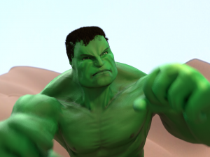 hulk rigged and animated Modèle 3D