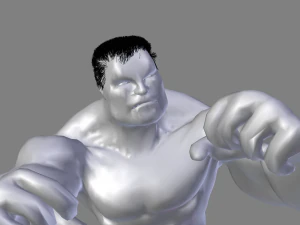 Hulk manipulado e animado Modelo 3D