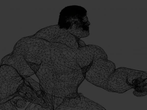 Hulk manipulado e animado Modelo 3D