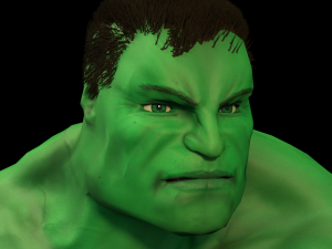 hulk rigged and animated Modèle 3D