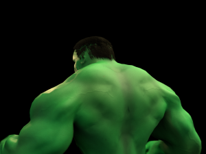 hulk rigged and animated Modèle 3D
