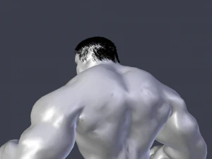 Hulk manipulado e animado Modelo 3D