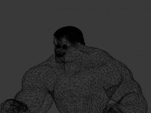 Hulk manipulado e animado Modelo 3D