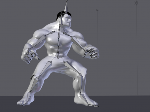 hulk rigged and animated Modèle 3D
