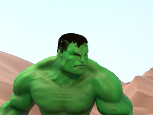 hulk rigged and animated Modèle 3D