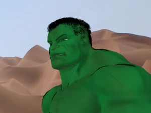 Hulk manipulado e animado Modelo 3D