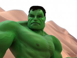hulk rigged and animated Modèle 3D