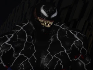 venom rigged and animated 3D Model