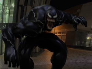 venom rigged and animated 3D Model