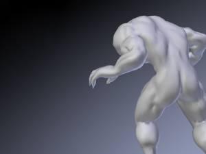 venom rigged and animated 3D Model