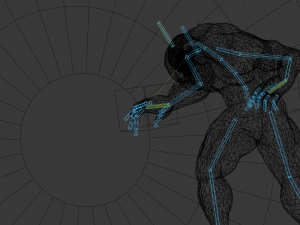 venom rigged and animated 3D Model