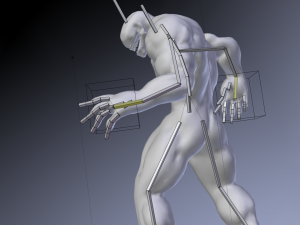 venom rigged and animated 3D Model