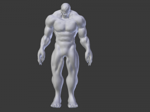 venom rigged and animated 3D Model