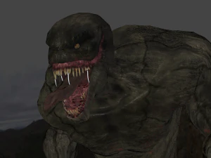 human hybrid monster-alien creature 3D Model