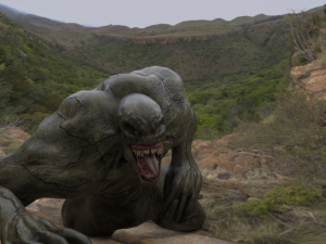 human hybrid monster-alien creature Modello 3D