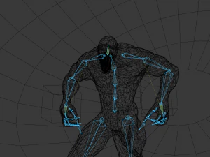 human hybrid monster-alien creature 3D Model