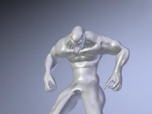human hybrid monster-alien creature 3D Model