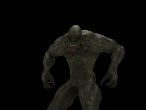 human hybrid monster-alien creature 3D Model