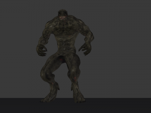 human hybrid monster-alien creature Modello 3D