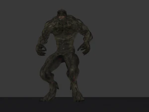 human hybrid monster-alien creature 3D Model