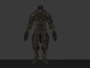 human hybrid monster-alien creature Modello 3D